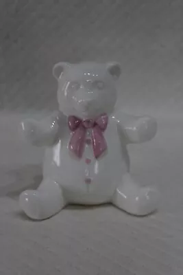 Coalport Moments 10cm Teddy Bear A Baby Girl Figurine - VGC • £8