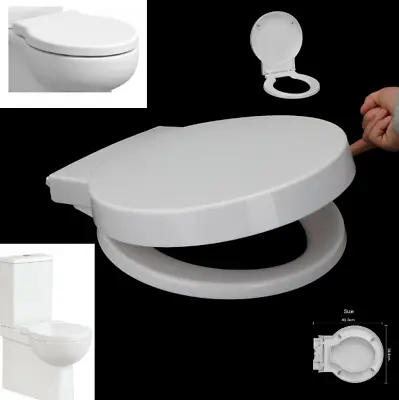 Replacement White Ideal Standard Space Alternative Soft Closing Toilet Seat  Uk • £29.99