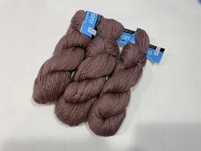 Berroco Fiora Yarn Cotton Alpaca Blend - 3 Skeins Color: # 3814 Elberta • $24.99