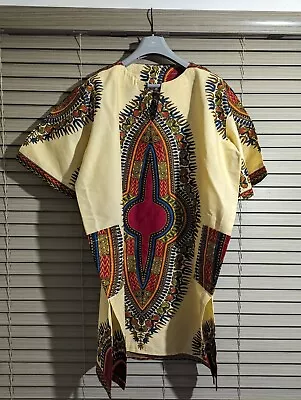 Womens Dashiki Shirt African Print (Wakanda Style) - Women L Size 10-12 • £25