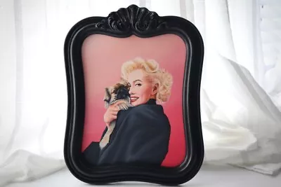 Marilyn Monroe Original Art Oil Painting Framed And Signed In Vintage Glam Frame • $300