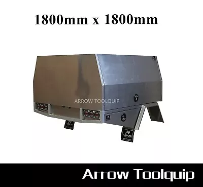 1800 X 1800 Aluminium Chassis Mount Ute Tray Canopy Service Body • $4950