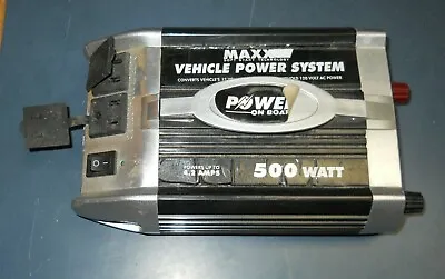 Vector Power Inverter 500 Watt Mobile Unit Converts 12v Dc To 120 Vac Test Good • $22