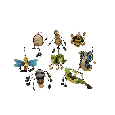 Lot Of 8 VTG Anthropomorphic Insect Bug Shelf Sitters Figurine Entomology Spider • $85