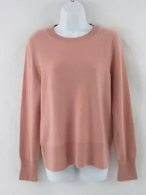 J.CREW Women's 100% Cashmere Crewnweck Pullover Sweater Size M #CK249 • $39.99