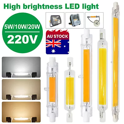 R7S LED 78/118/189mm LED Flood COB Light Replacement For Halogen Lamp Corn Bulb • $99.99