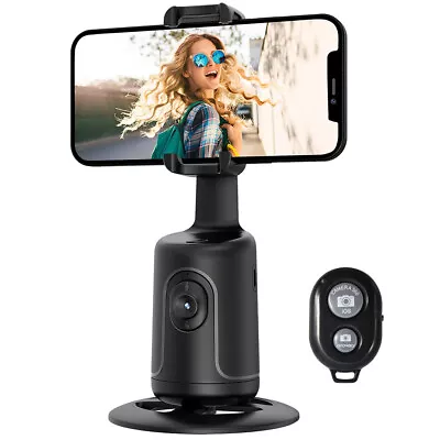 Smart Phone Holder 360° Auto Face Tracking Tripod Selfie Stick Camera Mount • $32.86