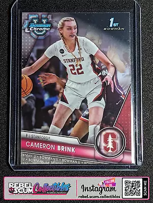 Cameron Brink Bowman 1st | Base Rookie | Stanford | 23-24 Bowman U Chrome • $8.99