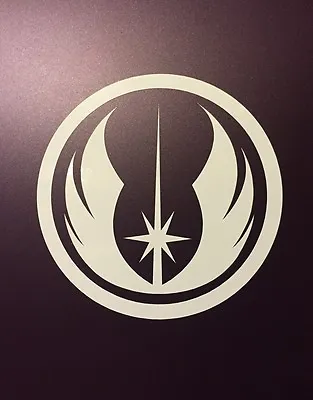 JEDI ORDER Logo Vinyl Decal Sticker Star Wars WHITESILVER BLACK 1  2  3  4  • $1.50