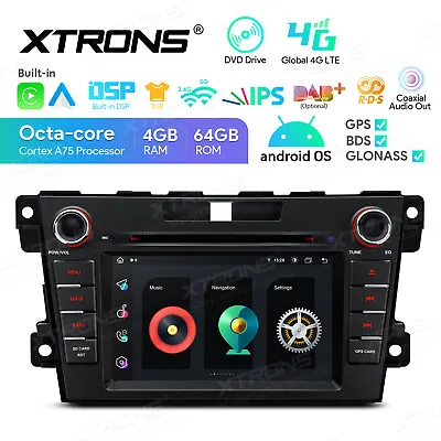 AHD CAM+ 7  Android 13 8-Core Car Stereo GPS DVD Radio 64GB WiFi For Mazda CX-7 • $309.99