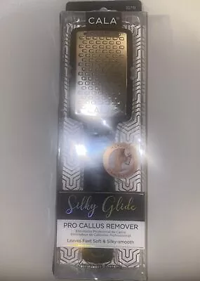 CALA Silky Glide Callus Remover Stainless Steel Micro-File Wet/Dry Skin Black • $9.99