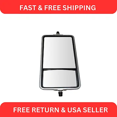 16  X 7  Stainless Steel West Coast Convex Mirror Bubble Back For HD Semi Truck • $57.32