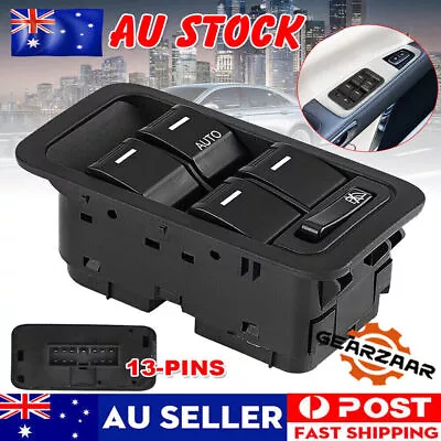 Electric Master Power Window Switch For Ford Territory SX SY TX Non-Illuminated • $24.17
