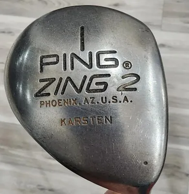 Vintage Ping Zing 2 Golf Club 1 Wood Karsten 201 Graphite Shaft Aldila USA • $29.88