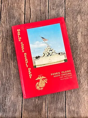 Vintage Marine Corps Recruit Depot Yearbook Parris Island South Carolina Pt 321 • $24.99