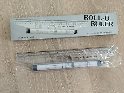 Original ROLL-O-RULER Rolling Drafting Ruler 12  Wei's CP-405 Vintage Nos • $9.99