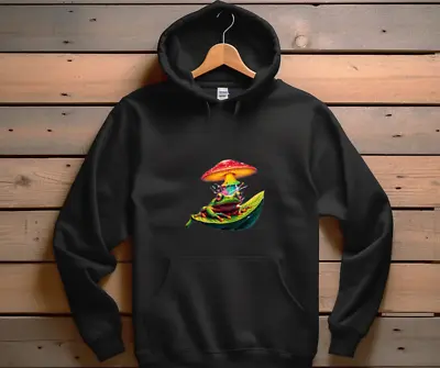 Mens/Women's  Trippy Frog  Apparel Novelty Graphic Lightweight Sweatshirt • $14.99