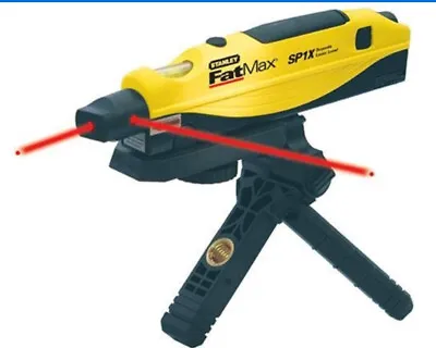 $83 • Buy STANLEY FatMax SP1X Torpedo Laser Kit With Magnetic Base & Tripod 2-way Laser