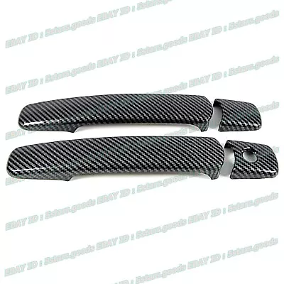 Glossy Black Carbon Fiber Cover Trim For Infiniti G35 Coupe Side Door Handle • $30