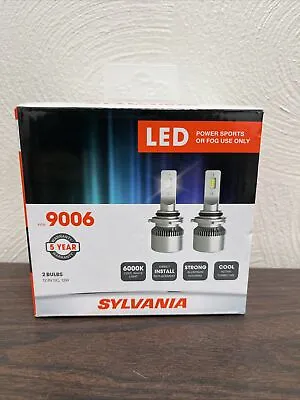 SYLVANIA 9006 LED Fog Lights Bright White LED Light Output Headlight 2 Bulbs • $54.99