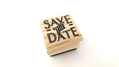 East Of India Rubber Stamp - SAVE THE DATE • £3.49