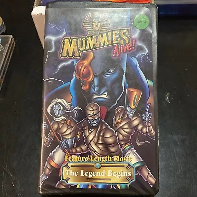 Mummies Alive! VHS The Legend Begins 1998 Animation/Action/Horror OOP Halloween • $2.99