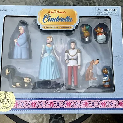 £12.50 • Buy Walt Disney Parks Exclusive Cinderella Poseable Figures Set NEW 1990’s BNIB