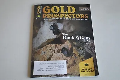 Magazine Gold Prospectors  August 2021  W/Coupon • $9.95