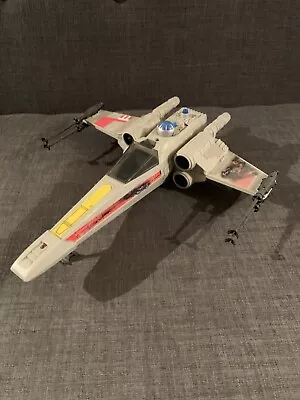 Kenner Star Wars Battle Damage X-wing Fighter Vintage Complete Working • $85