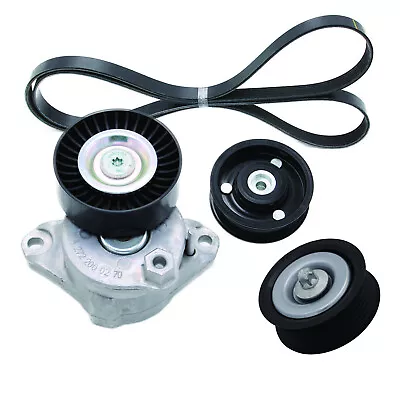 Drive Belt Tensioner & Idler Pulley Serpentine Belt Kit For Mercedes-Benz • $41.99