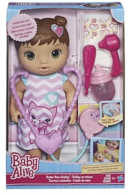 Baby Alive Better Now Bailey Brunette Doll That Really Drinks $ Pees • $50