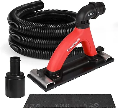 Goldblatt Dustless Drywall Vacuum Sander Dust Free Hand Sander With 6.5 Ft Hose • $45.99