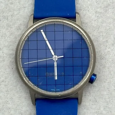 Vintage Guess Watch 30mm Hong Kong Callanen Watch Corp Blue W/ Strap Y2K 80's 90 • $19.99
