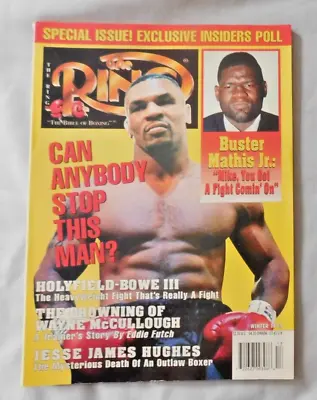 Mike Tyson - Winter 1995 The RING Boxing Magazine Ex • $18.95