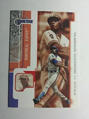 Vladimir Guerrero 2001 Fleer Game Time Baseball Card # 33 D1169 • $1.99
