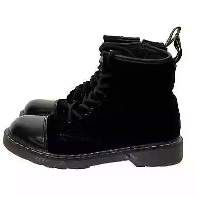 Dr. Martens Women’s Velvet Black Pooch Boots Size 5 • $45