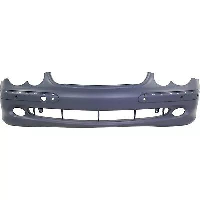 Front Bumper Cover For 2003-2005 M Benz CLK320 W/ Fog Lamp Holes Primed • $306.18