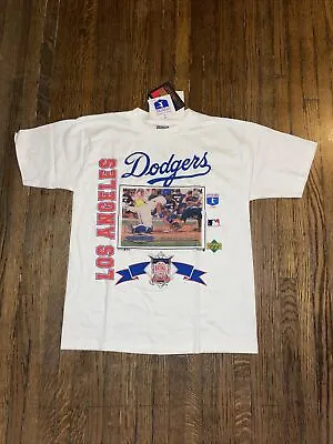 Vintage 1990s Los Angeles Dodgers Mike Piazza T-shirt Youth Large • $34.99