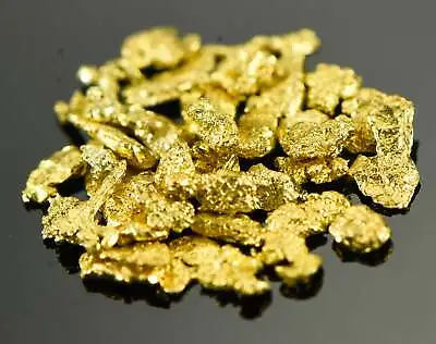 Alaskan Yukon Gold Rush Nuggets 14 Mesh .025 Troy Oz .78 Grams Or 1/2 DWT • $68.68