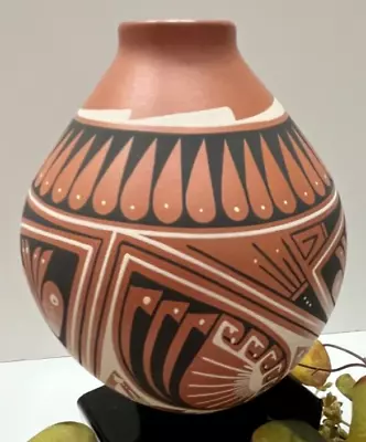 Mata Ortiz Pottery Fabian Ortiz Paquime Olla Jar Mexico Casas Grandes Ceramic • $95