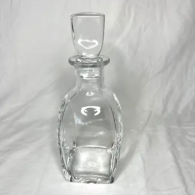 Beautiful Mikasa Decanter Clear Glass Square Bottom Holds 600 ML • $35