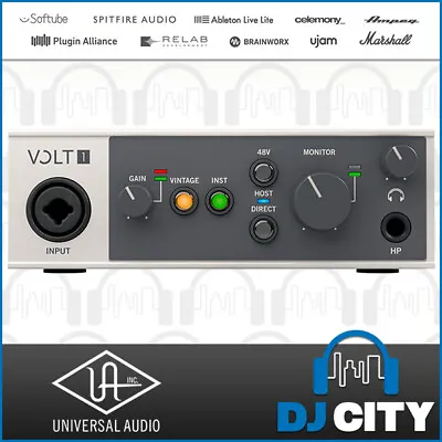 Universal Audio Volt 1 (1 In/ 2 Out) USB 2 Audio Interface • $219