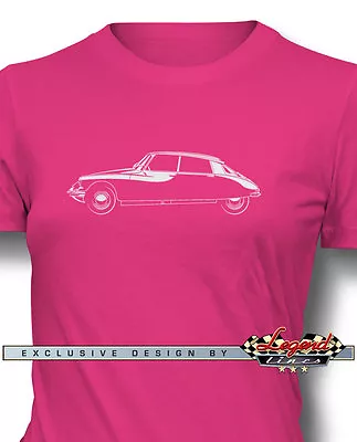 £24.23 • Buy Citroen DS ID 1955 - 1967 Sedan T-Shirt For Women - Multiple Colors And Sizes