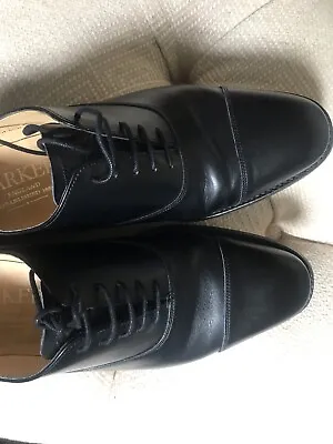 Barker Black Oxford Shoes Dainite Rubber Sole Size: 7.5 G. • £58.99