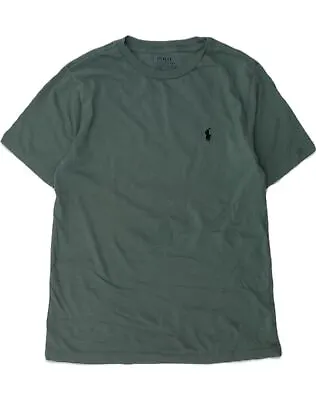 POLO RALPH LAUREN Boys T-Shirt Top 10-11 Years Medium  Grey Cotton AQ61 • £13.80