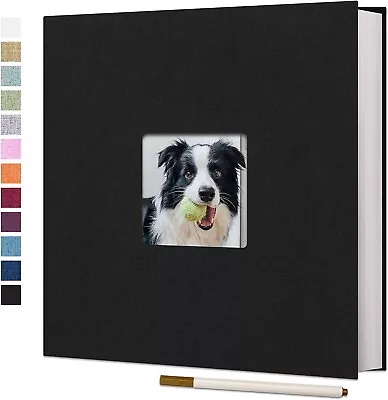 Large Photo Album Self Adhesive For 4x6 8x10 10x12 Pictures Scrapbook Album DIY • £25.99