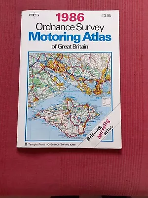 Ordnance Survey Motoring Atlas 1986 And London A-Z  Joblot. • £5.99