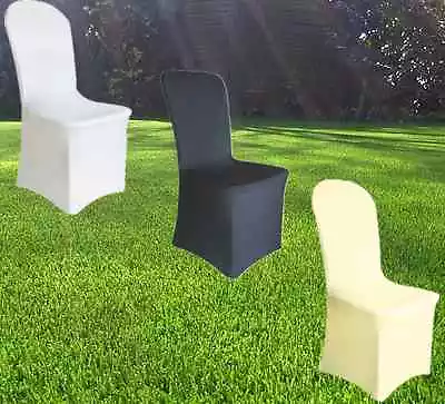 £199.99 • Buy CHAIR COVERS Wedding Party Cover - White Ivory Black UNIVERSAL FIT