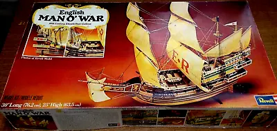 Revell English Man O' War 16th Century Galleon H-397 Open Box READ DESCRIPTION. • $195