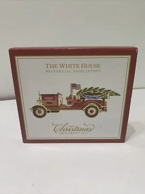 £11.82 • Buy The White House Historical Assoc 2016 Christmas Ornament H. Hoover Fire Engine